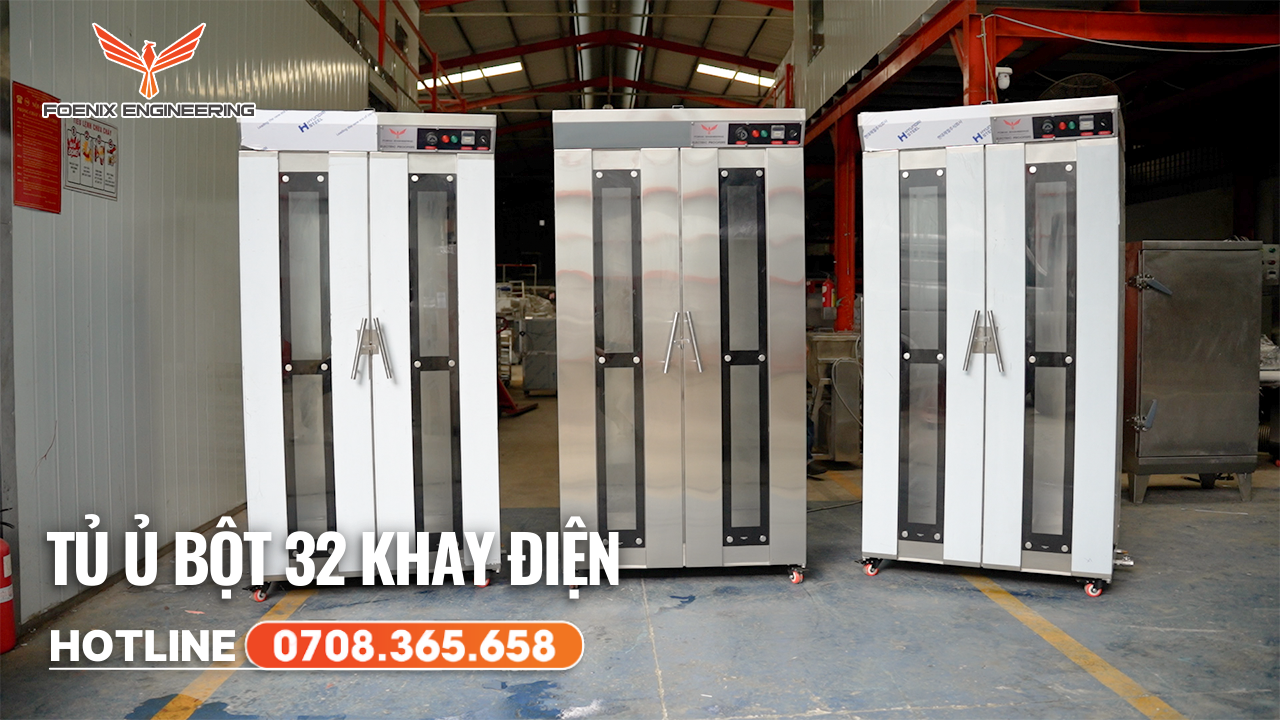 Đối tượng sử dụng tủ ủ bột điện 32 khay