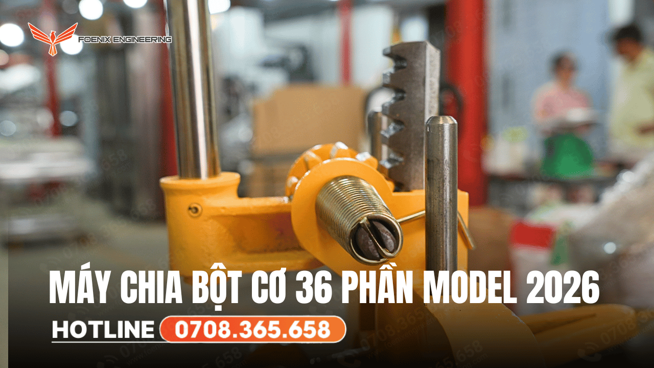 Nguyên lý hoạt động máy chia bột 36 phần bằng tay