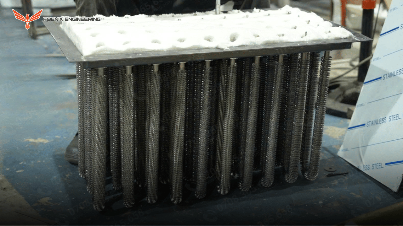 Hệ thống gia nhiệt lò xoay chuẩn 