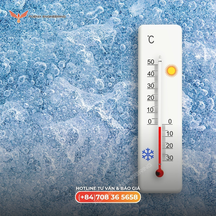 Nhiệt kế hiển thị nhiệt độ âm sâu bảo quản bánh