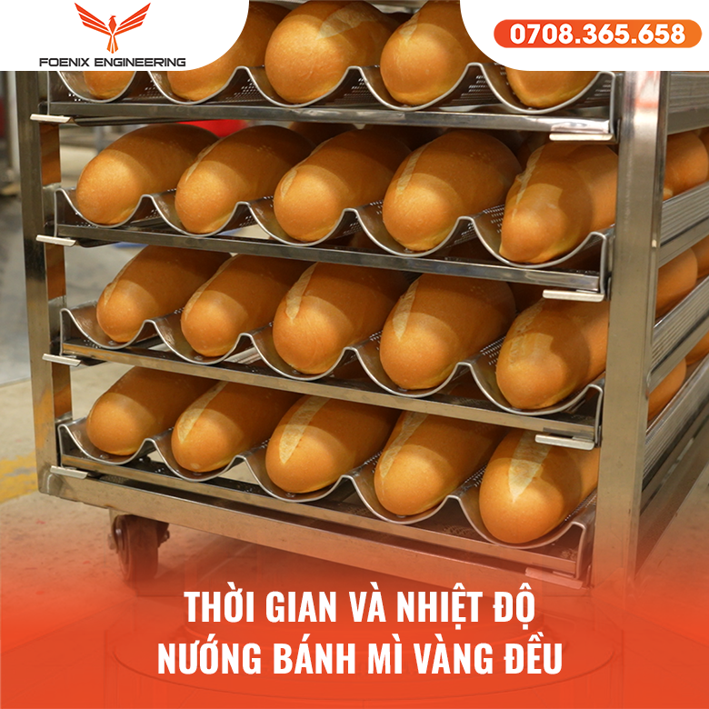 Thời gian và nhiệt độ nướng bánh mì