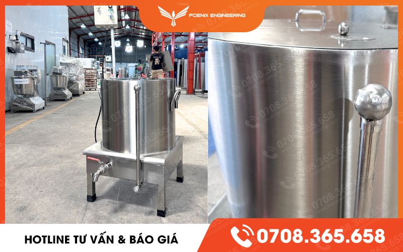 nồi nấu phở 100l