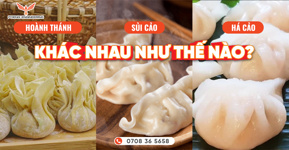 Phân biệt hoành thánh và sủi cảo, há cảo