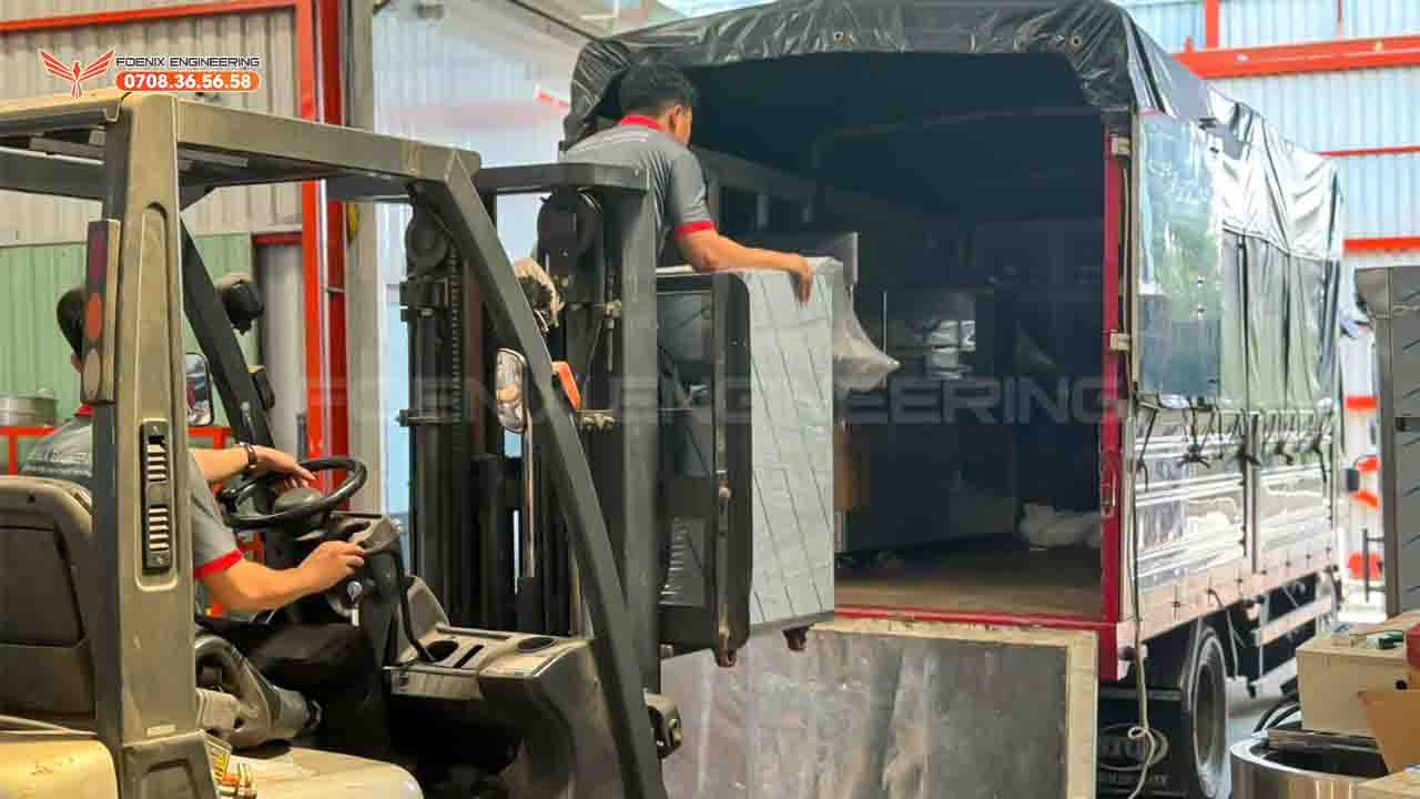 Quy trình giao máy làm màn thầu tại Bến Tre