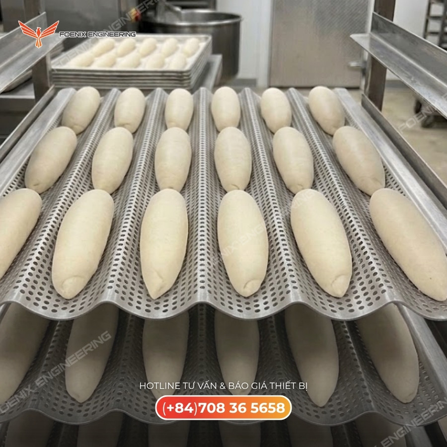 bánh mì đông đá đã tạo hình