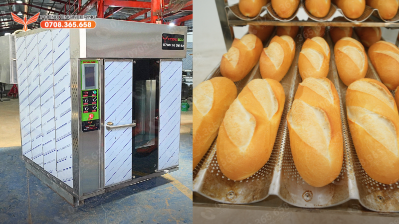 Lò nướng bánh mì xoay hiện đại nhất hiện nay