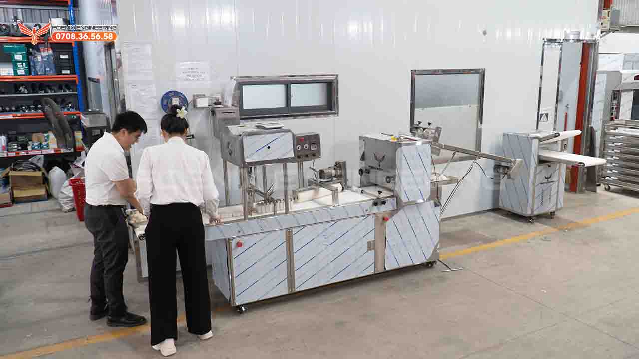 Quy trình mua máy tự động làm bánh màn thầu