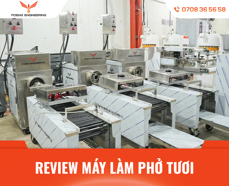 Review máy làm phở 1 người vận hành