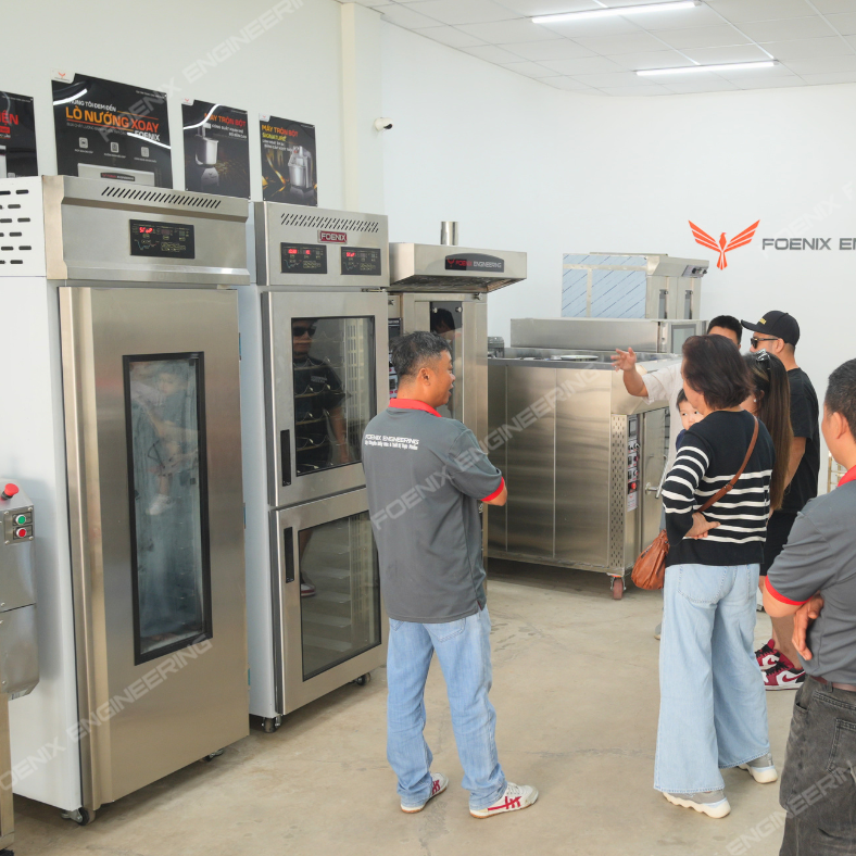 trải nghiệm dây chuyền làm bánh mì