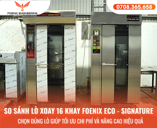So sánh lò nướng công nghiệp Foenix Eco và Foenix