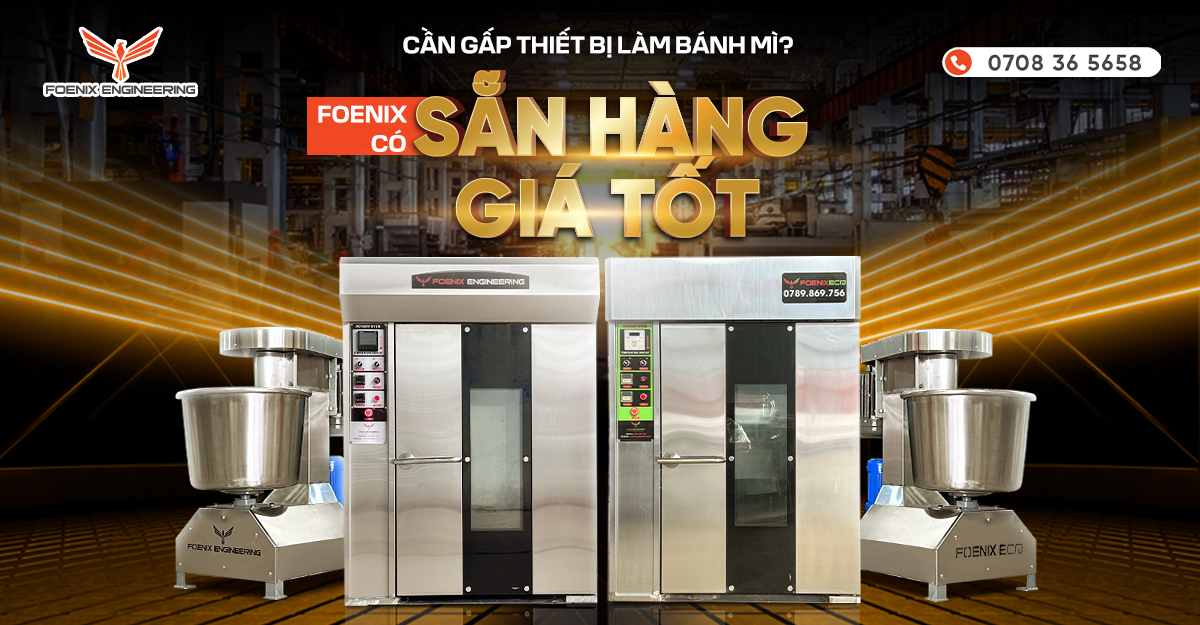 Thiết bị làm bánh có sẵn hàng tại xưởng giá tốt