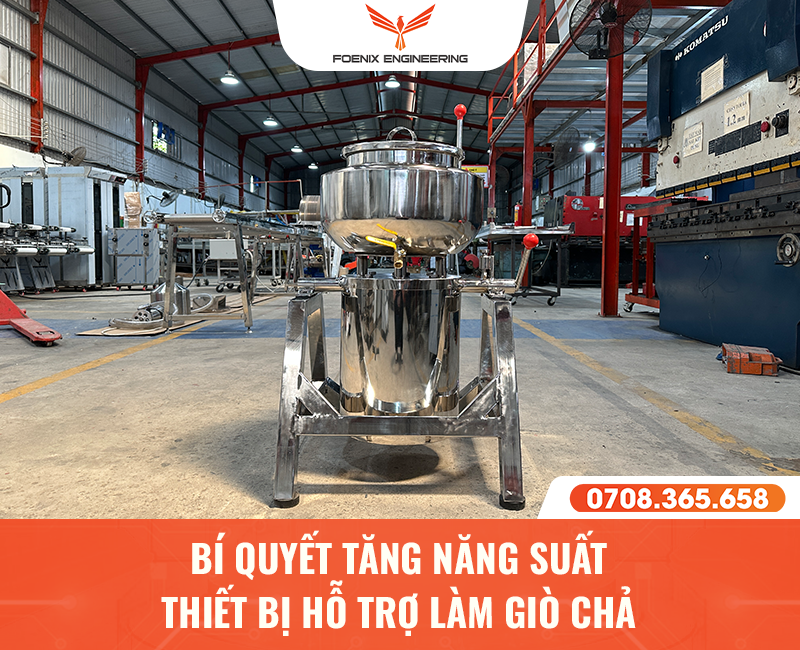 Thiết bị làm giò chả chất lượng