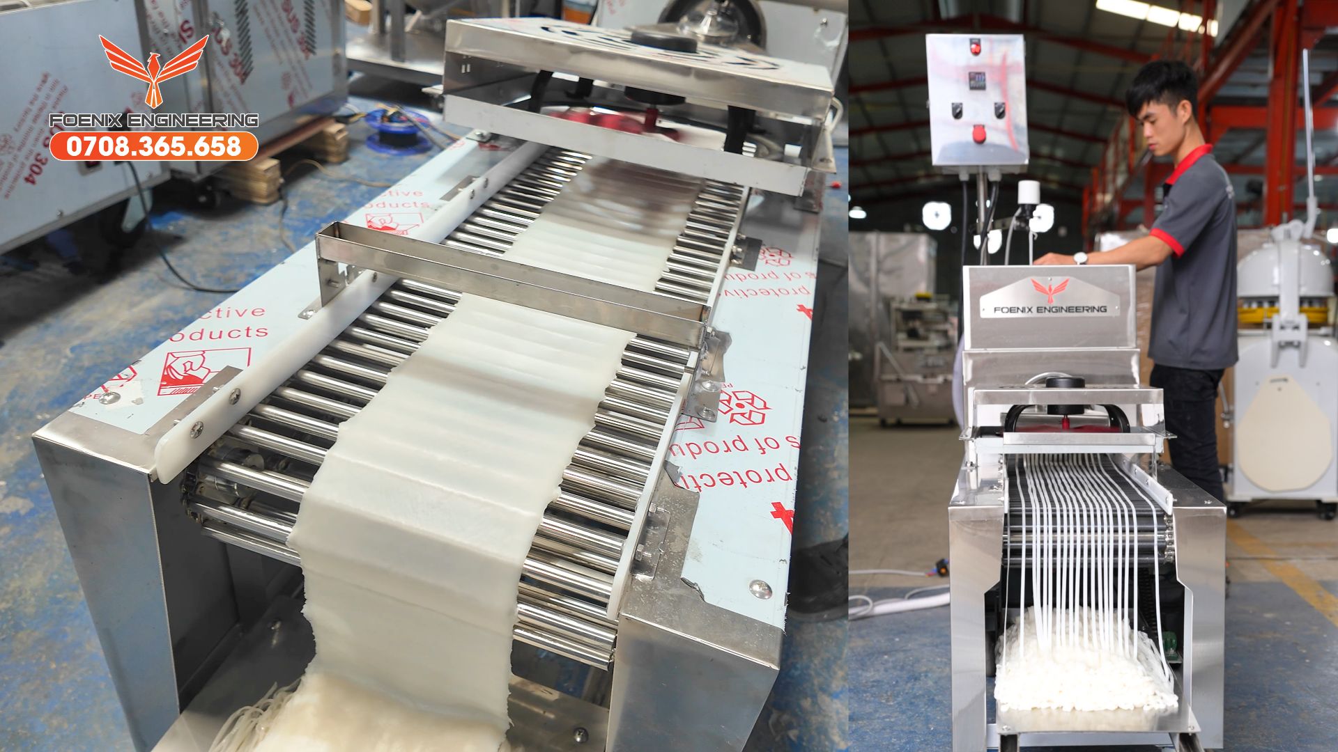 Máy làm phở tươi phù hợp Việt Kiều