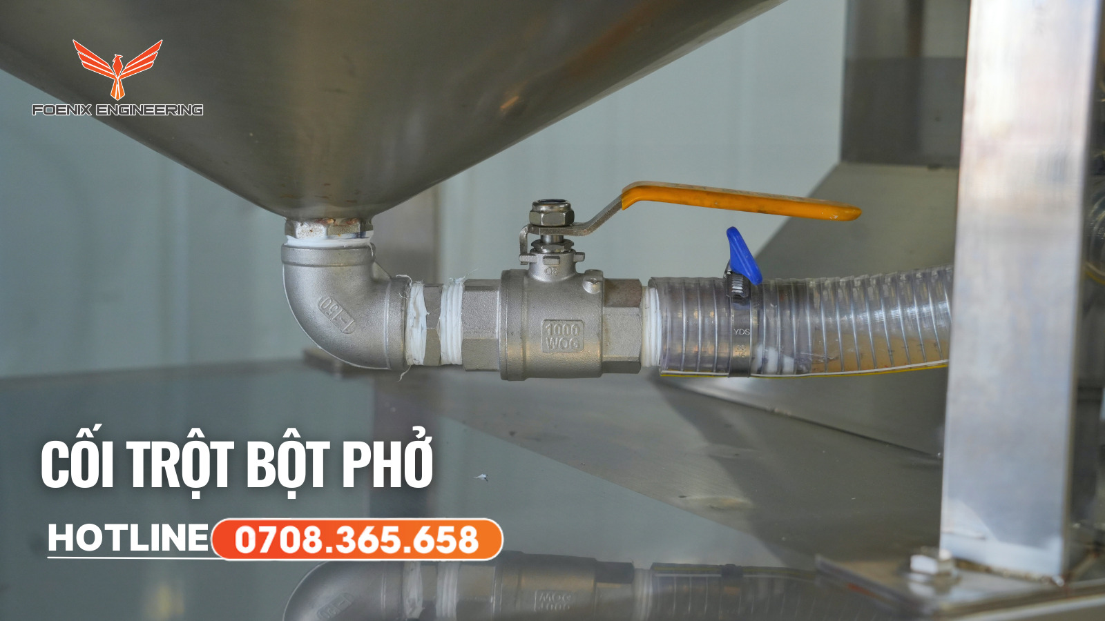 Thông số kỹ thuật của máy trộn bột công nghiệp làm phở tươi