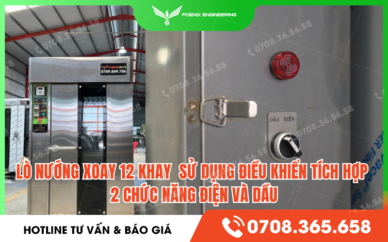 Ưu điểm lò nướng 12 khay điện dầu
