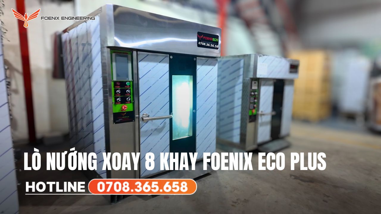 Đặc điểm nổi bật của lò nướng xoay 8 khay Foenix Eco Plus