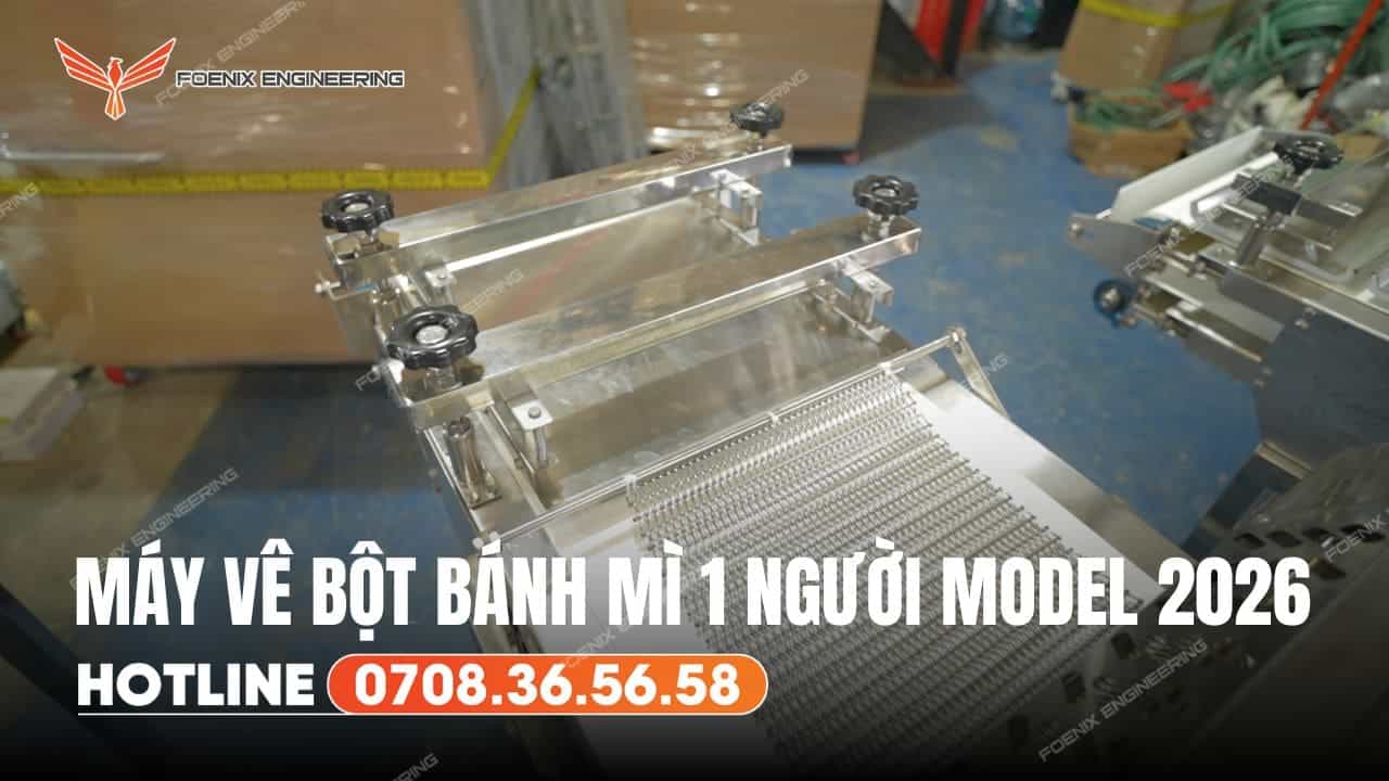 Lưới cuốn máy vê bột bánh mì 1 người