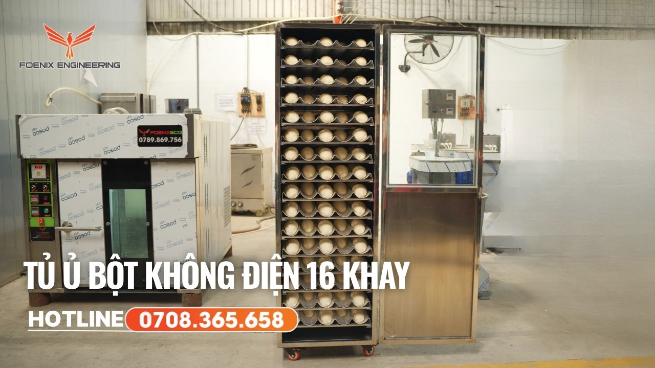Có nên mua tủ ủ bột không điện 16 khay?
