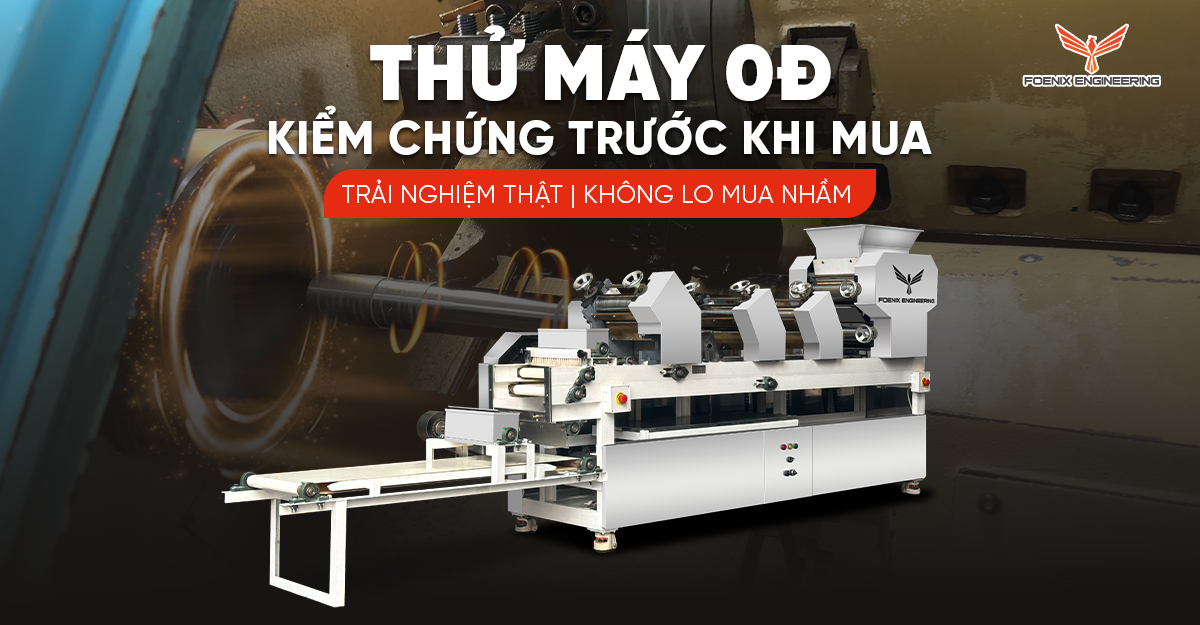 Chương trình chạy thử máy làm mì miễn phí