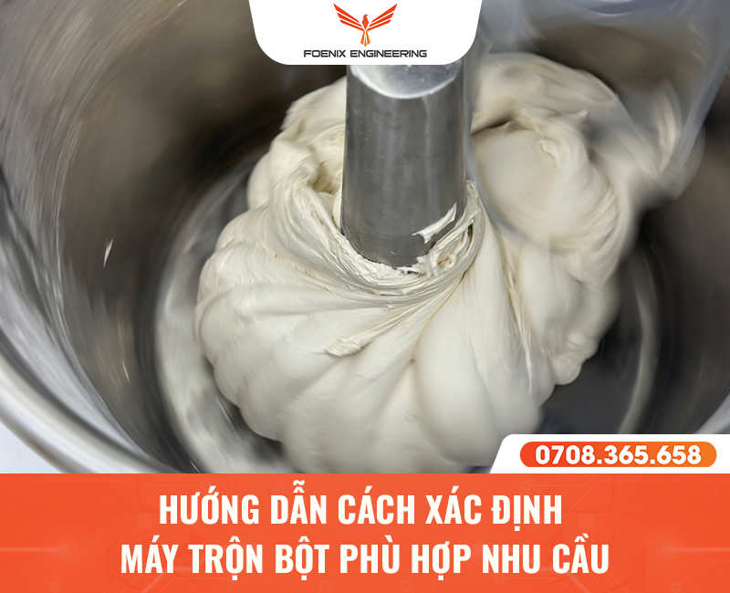 Các tiêu chí chọn máy trộn bột