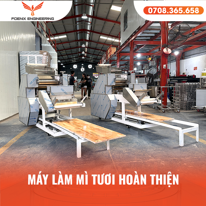 Các dòng máy mì tươi phổ biến hiện