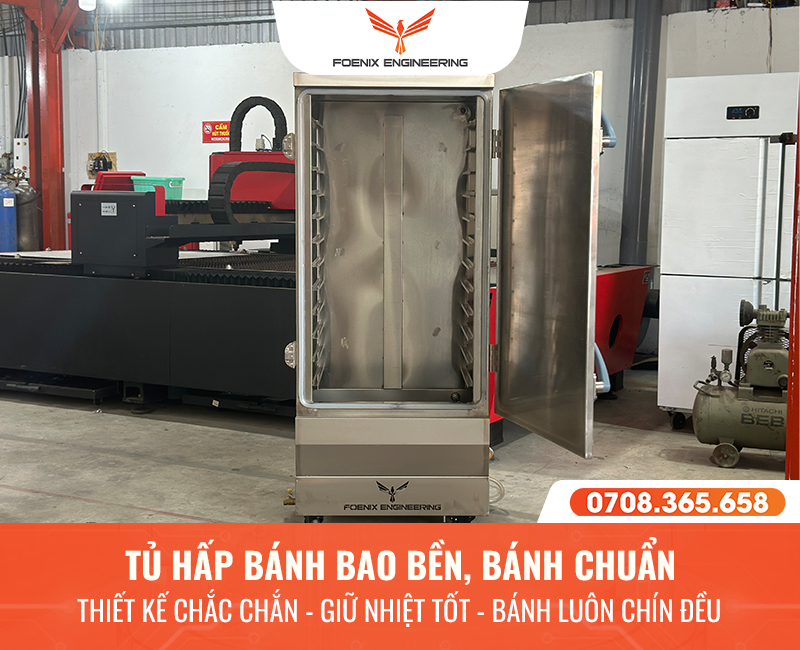 Tiêu chí chọn tủ hấp bánh bao công nghiệp