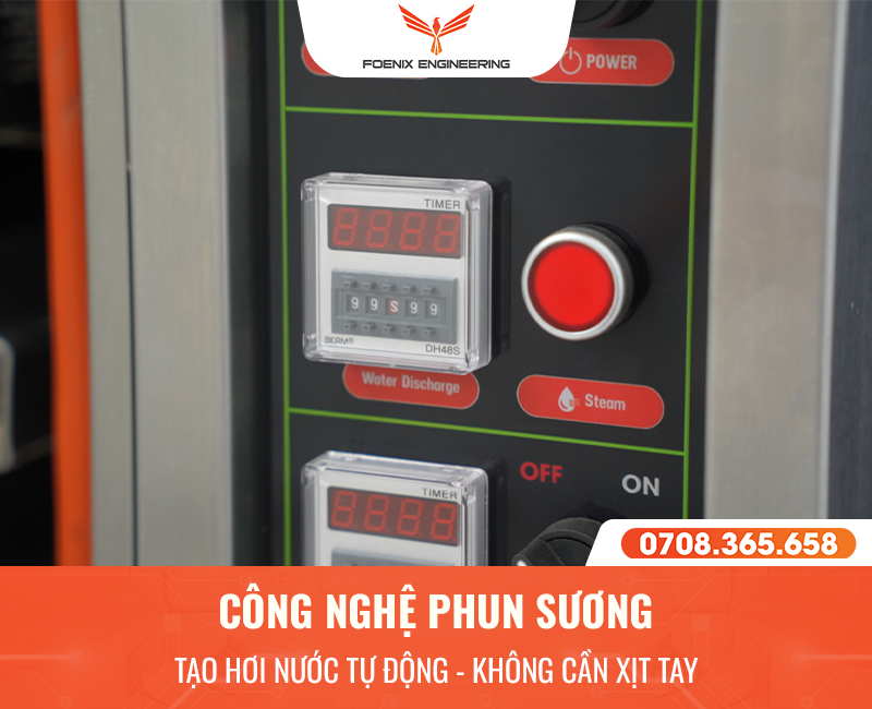 Chức năng phun sương trong lò nướng