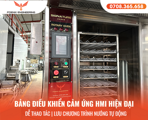 Tính năng nổi bật của lò nướng bánh mì 16 khay Foenix