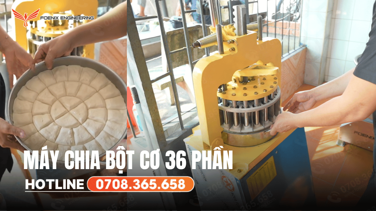 Máy chia bột cơ 36 phần model mới