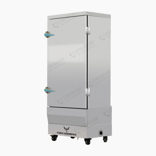 Tủ hấp bánh bao 12 khay bằng gas Foenix Engineering