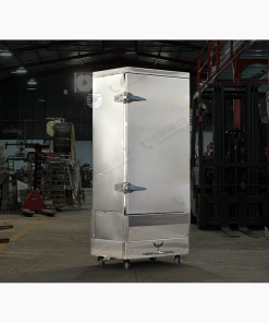 Tủ hấp bánh bao bằng gas 12 khay