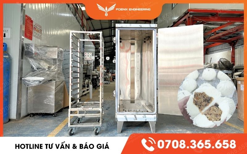 tủ hấp bánh bao chuyên nghiệp