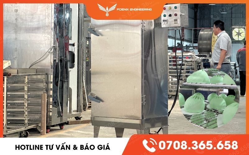 tủ hấp bánh bao tối ưu chi phí