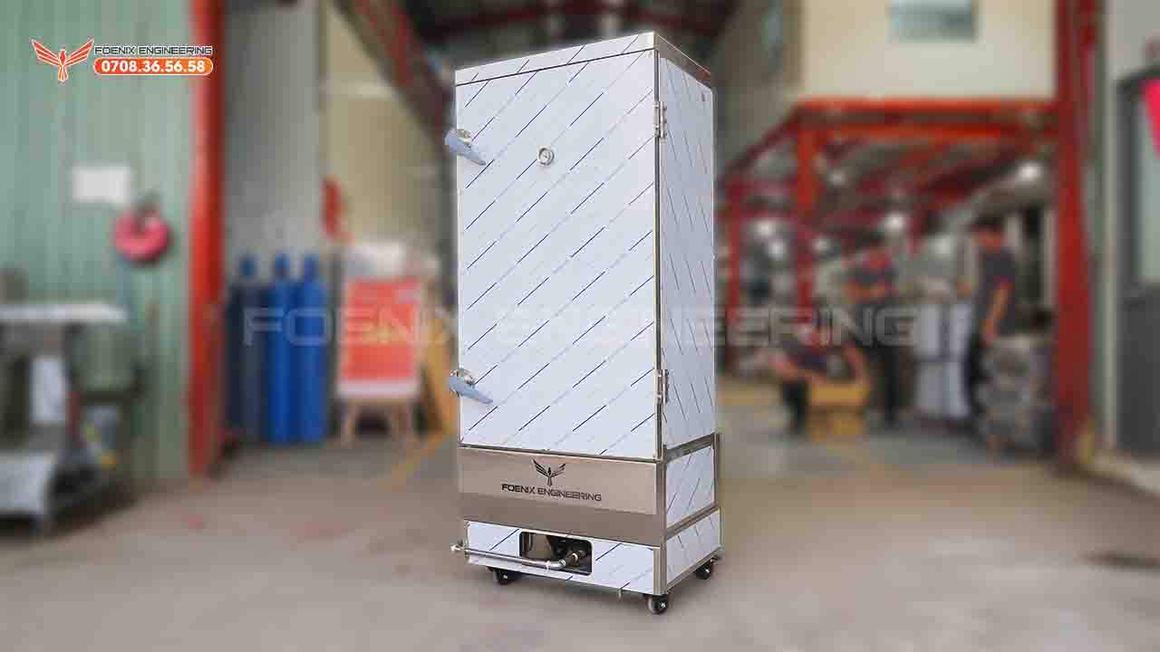 dây chuyền máy làm bánh màn thầu tủ hấp bánh bao