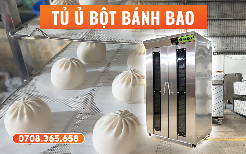 tủ ủ bột bánh bao foenix