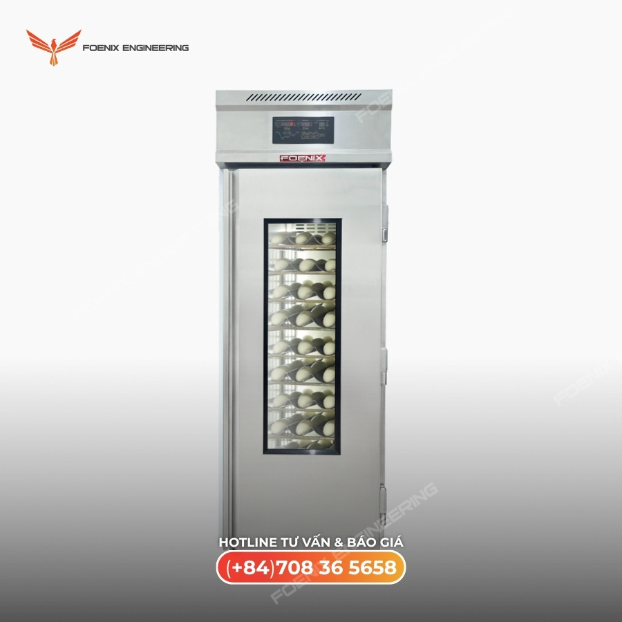 Thiết bị tủ ủ bánh mì hiện đại trong dây chuyền