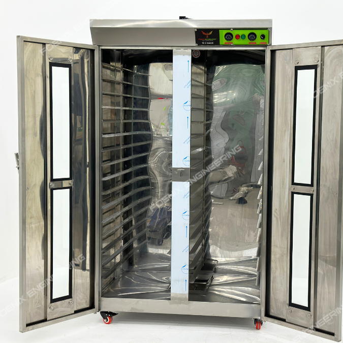 tủ ủ kích nở bột