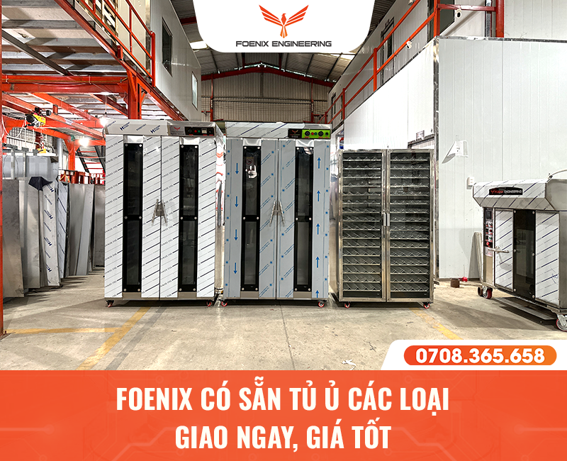 Tủ ủ bột có sẵn hàng tại kho 