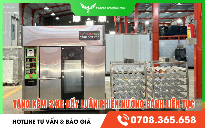 Quà tặng hấp dẫn khi mua lò xoay 6 khay 