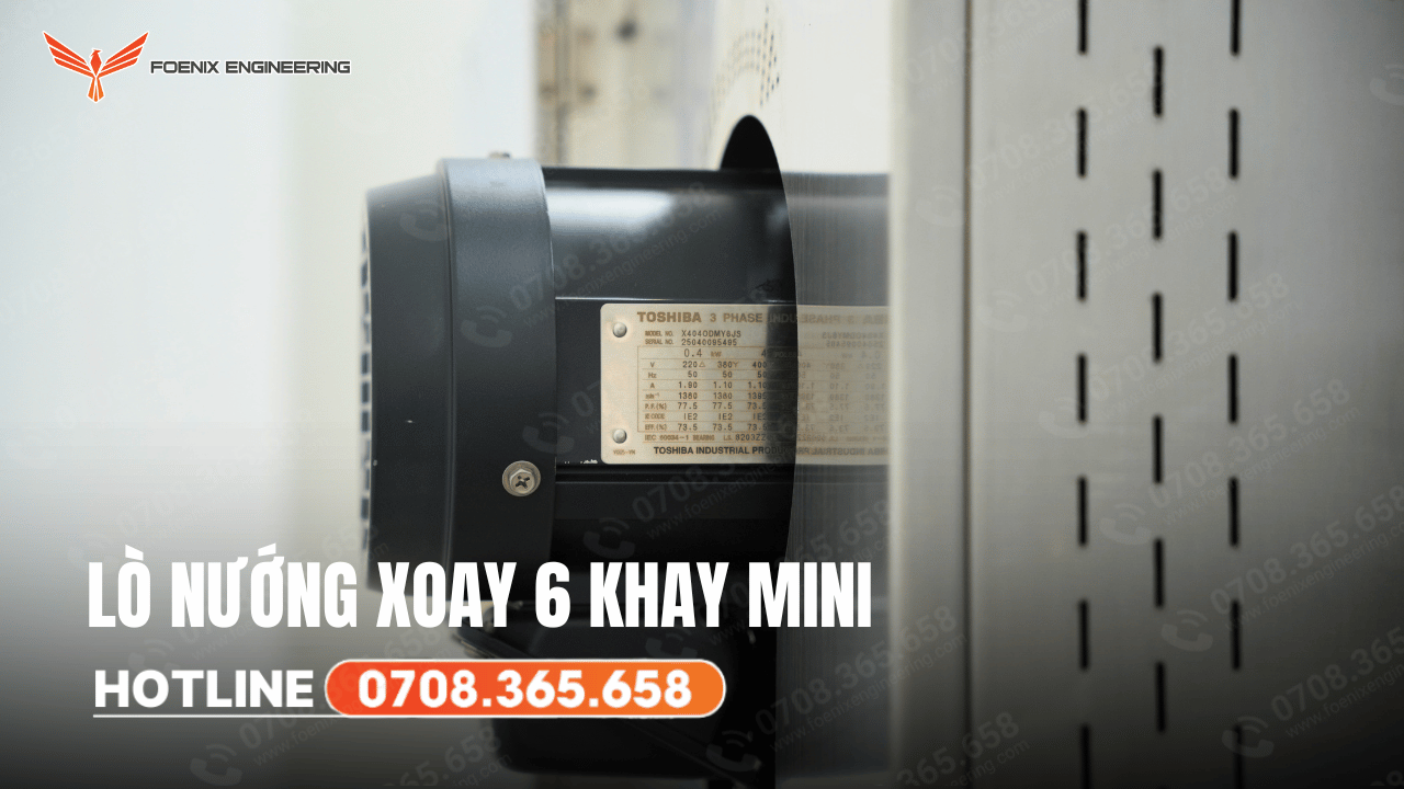 Lò nướng xoay 6 khay mini giá tốt