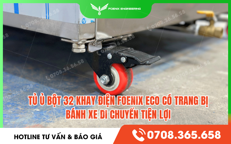 Có nên đầu tư tủ ủ bột 32 khay Foenix Eco?