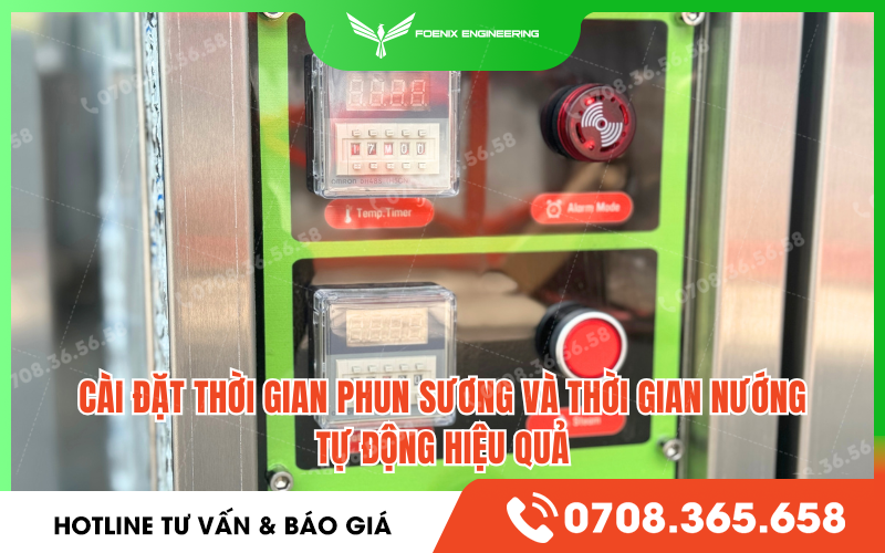 Cách sử dụng lò nướng bánh mì 10 khay