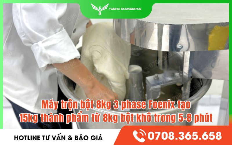 máy trộn bánh mì 8kg