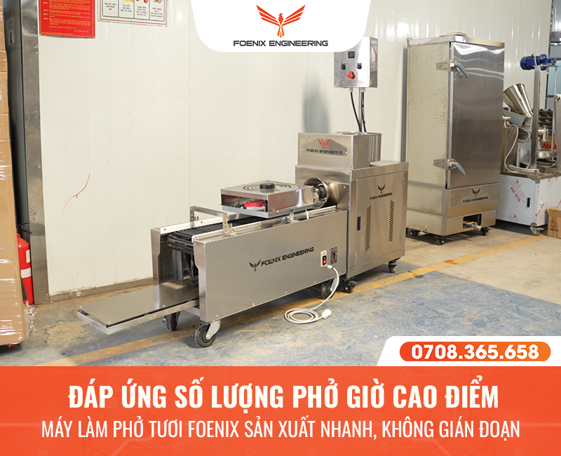 Vì sao nhà hàng nên đầu tư máy làm phở tươi?
