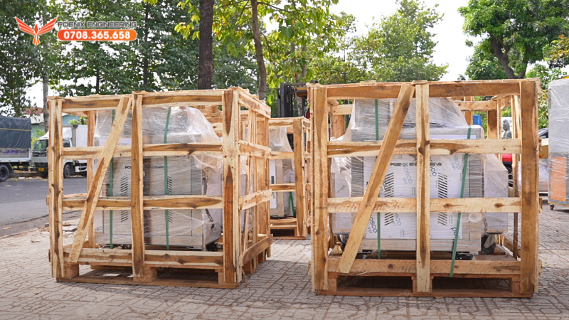 Hỗ trợ vận chuyển door to door máy làm bánh phở mini