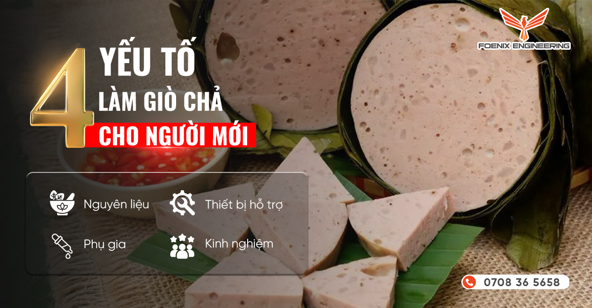 Các yếu tố trong cách làm giò chả ngon cần biết